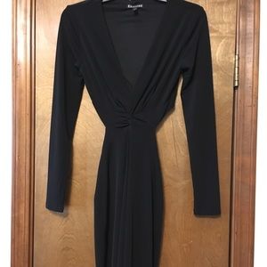 Long sleeve Black Express Dress.